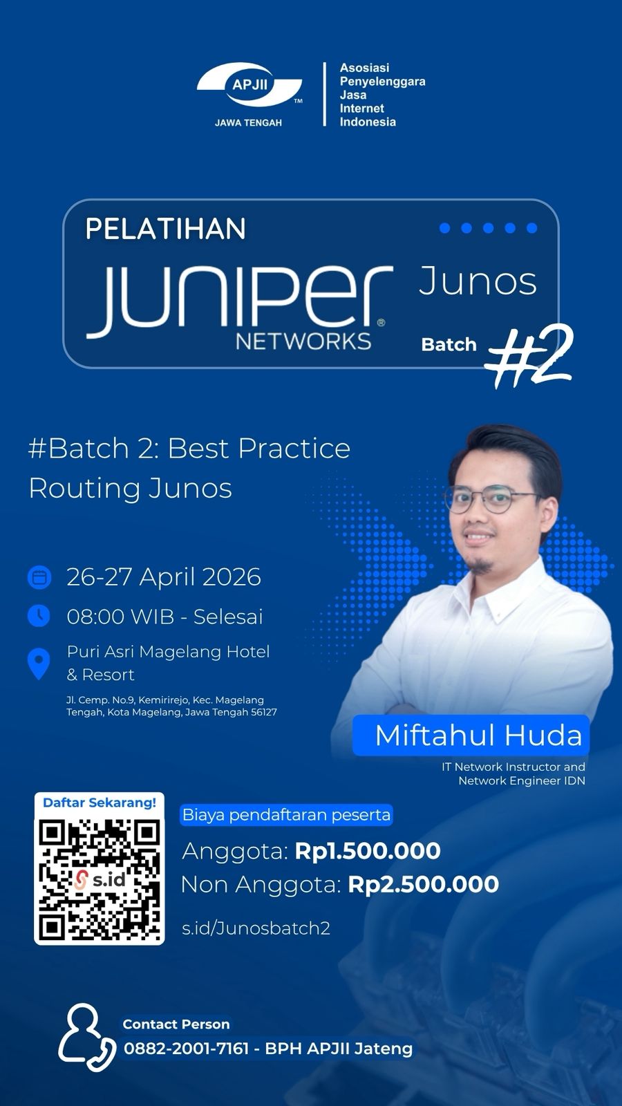 Pelatihan Juniper Network Batch 2 Best Practice Routing Junos